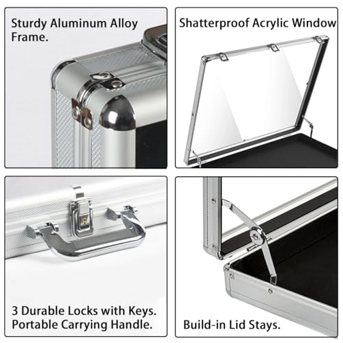 Trade Show Card Display Case - LED Light 24 x 20 inch