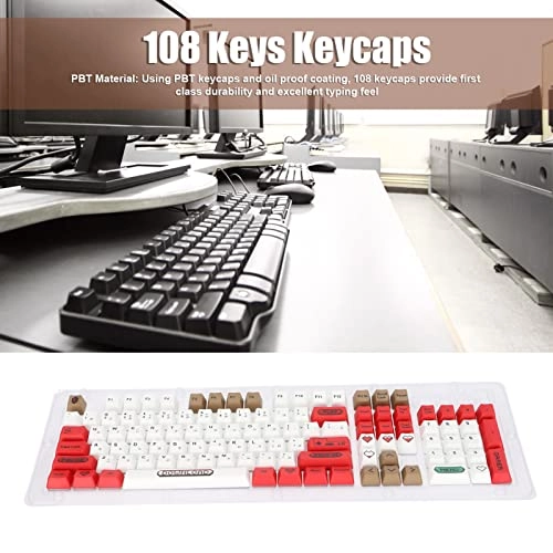 Replacement Keycaps - PBT 108 Keys OEM Height