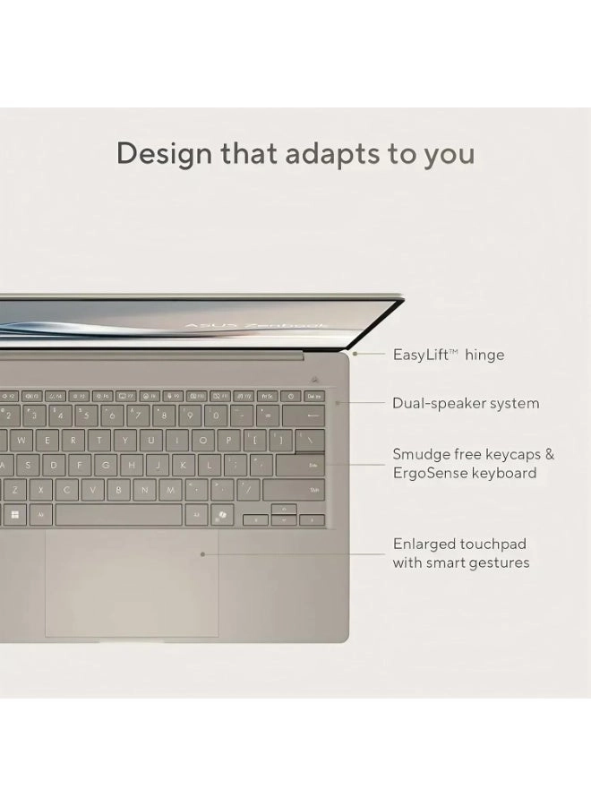 Zenbook A14 UX3407QA - 14'' Snapdragon X Plus 16GB DDR5 1TB SSD