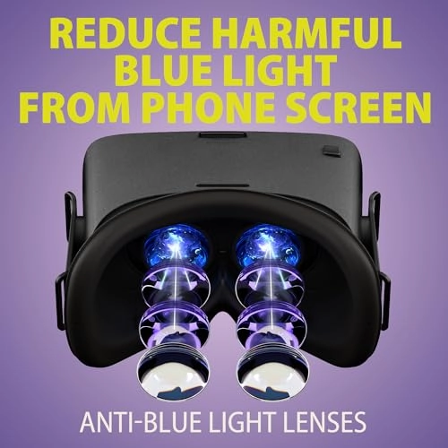 V5 VR Headset - 110FOV Anti-Blue Lenses