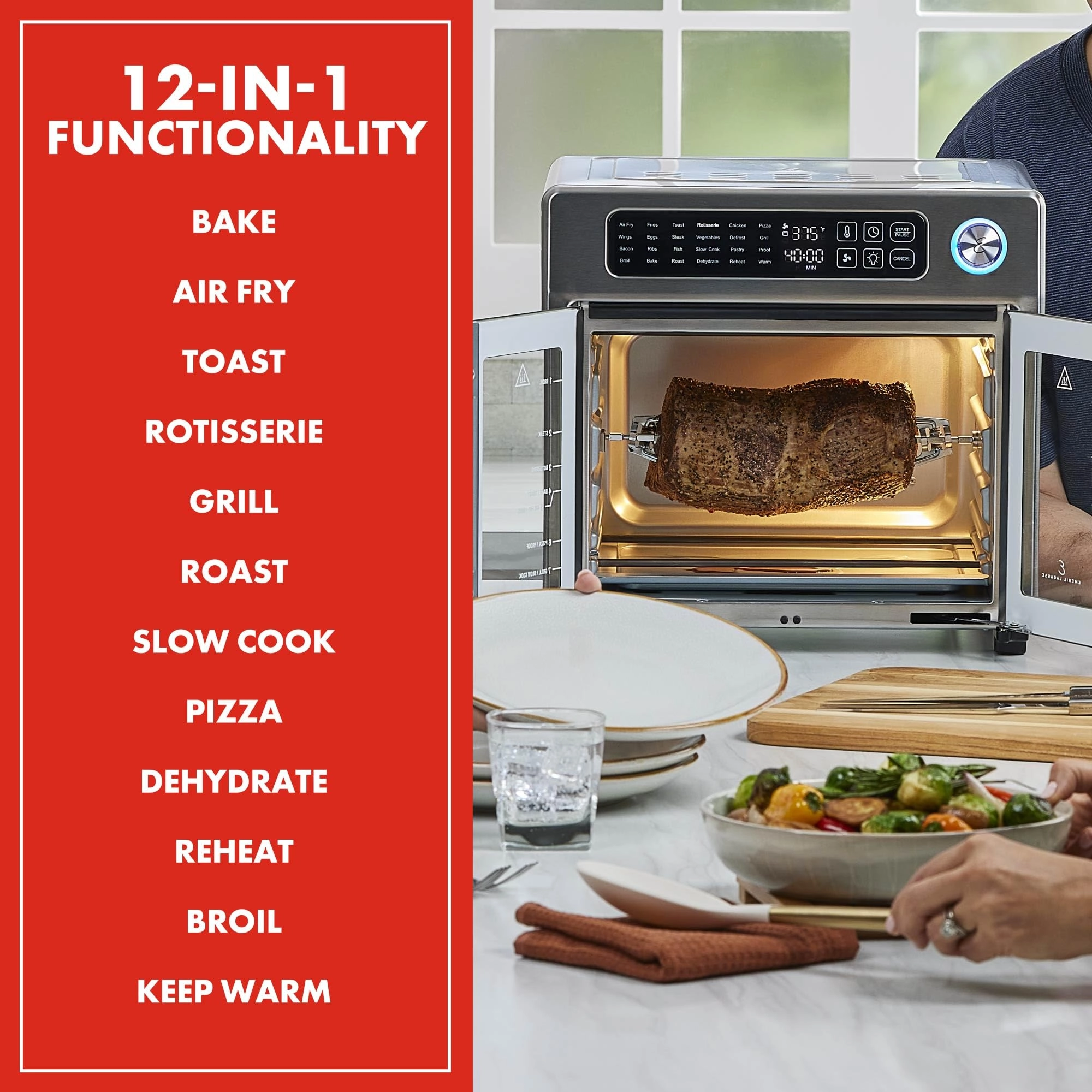 Air Fryer Toaster Oven Combo - 26QT
