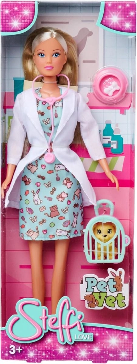 Steffi love Vet Pet Doll - 29cm Ages 3+