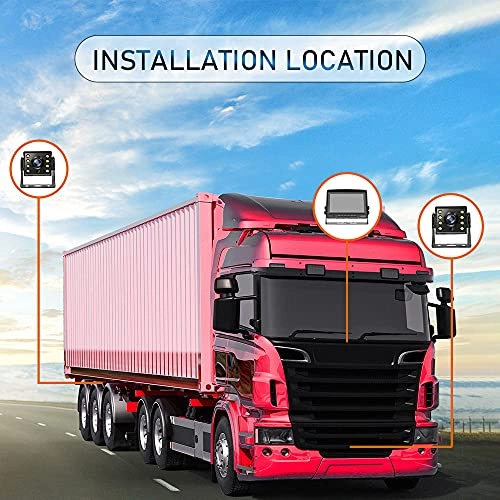 Reversing Camera Set with DVR - Night Vision Wired 1080P