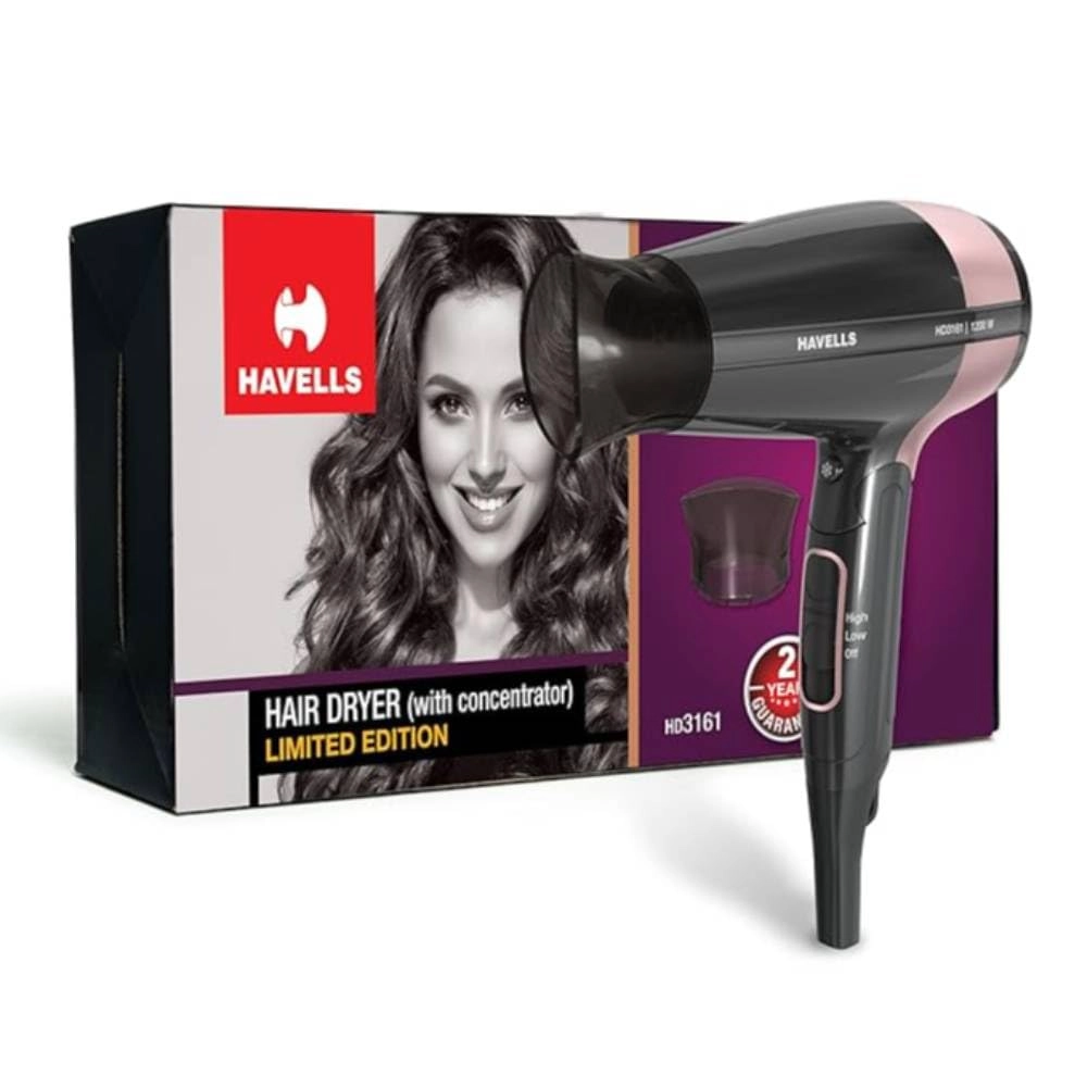 Havells, Havells India Ltd, QRG Towers, 2D, Sector 126,Expressway,Noida -201304 .UP (INDIA), Contact no- 08045771313, customercare@havells.com Hd3161 - 1200W Foldable Cool Shot