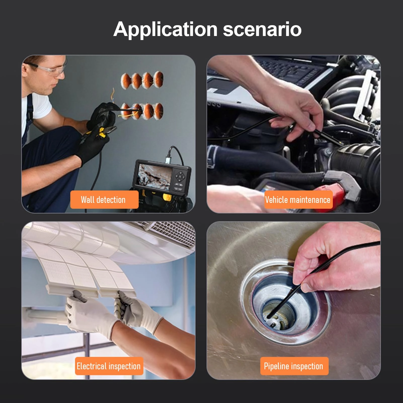 Sewer Inspection Camera - 16.4FT 8mm