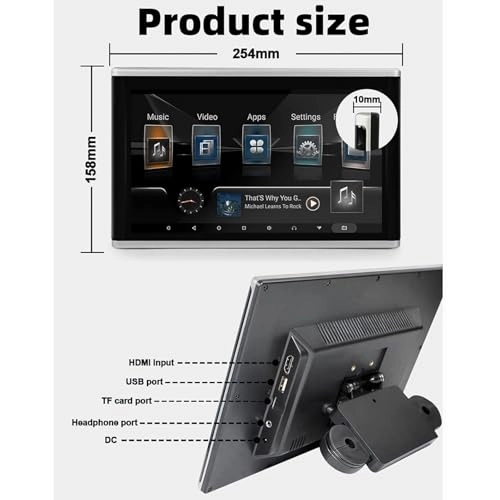 In-Car Headrest Monitor - 10.1/11.6″