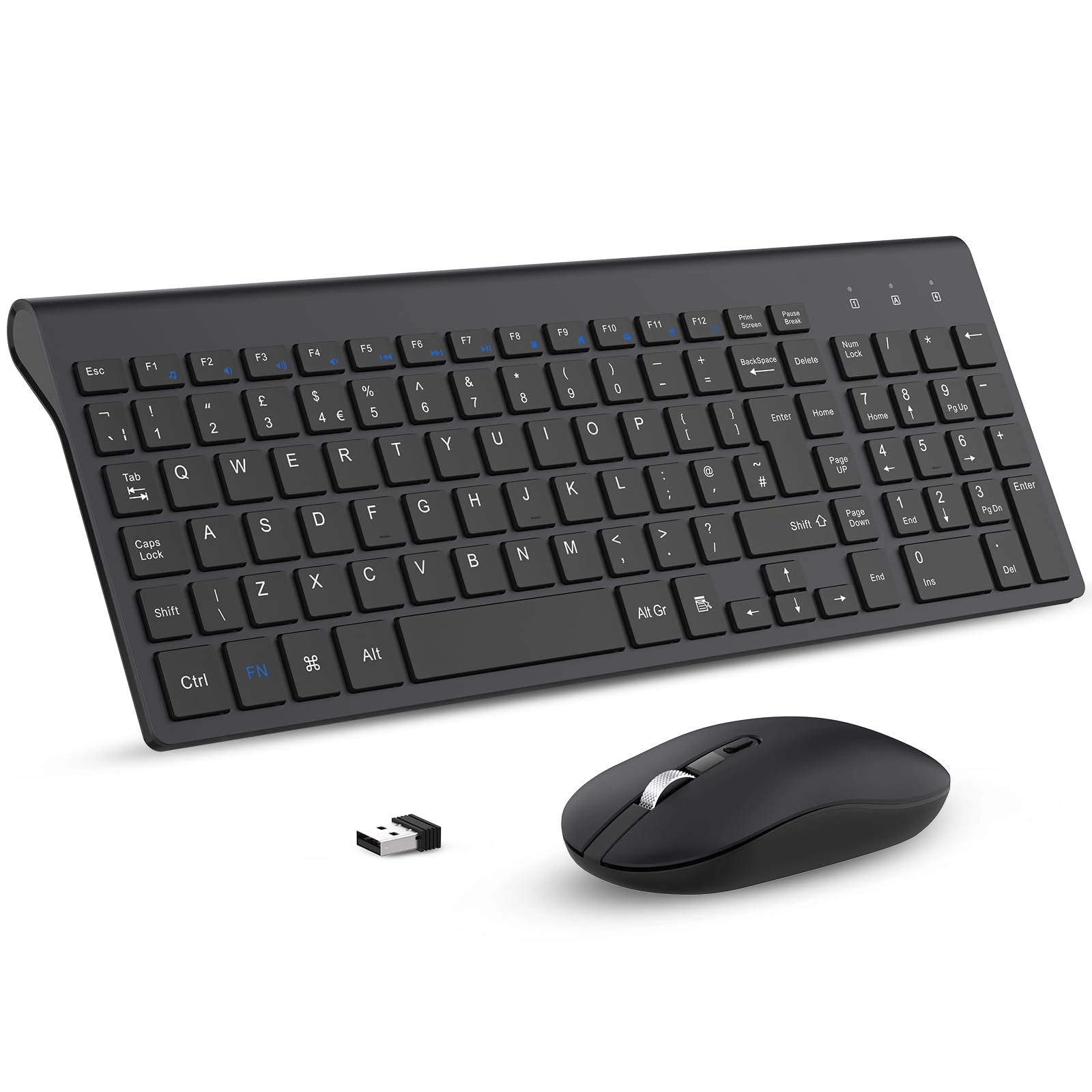 Wireless Keyboard Mouse Combo - UK Wireless