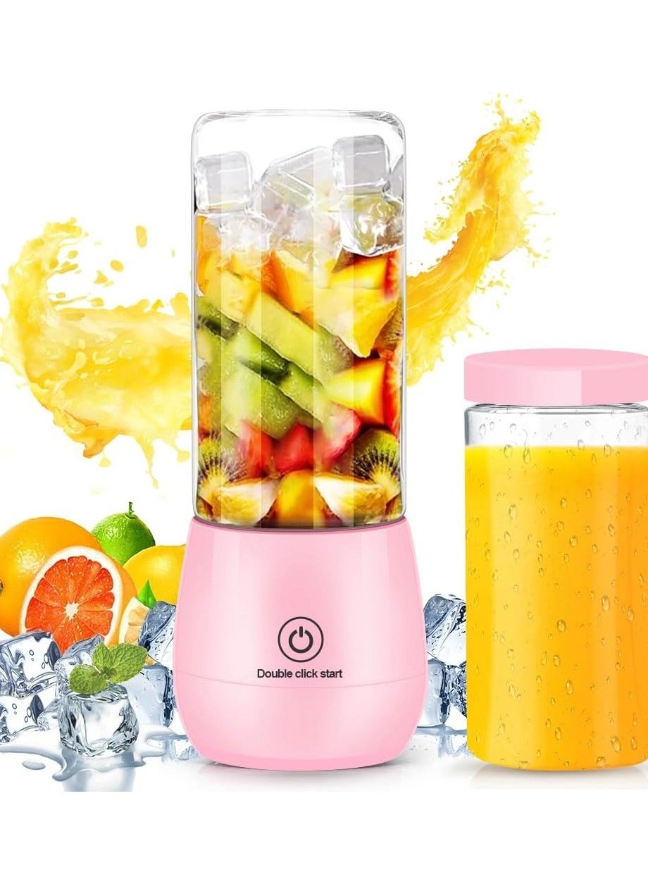 Portable Blender Smoothie Maker - Rechargeable Leakproof Lid Sip Spout