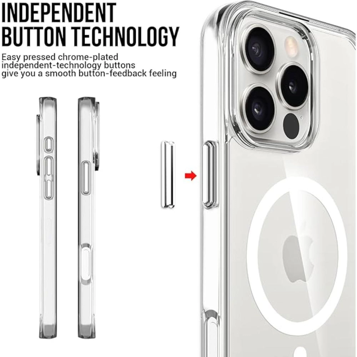 MagSafe Case - Thermoplastic Polyurethane, PC for iPhone 16 Pro Max