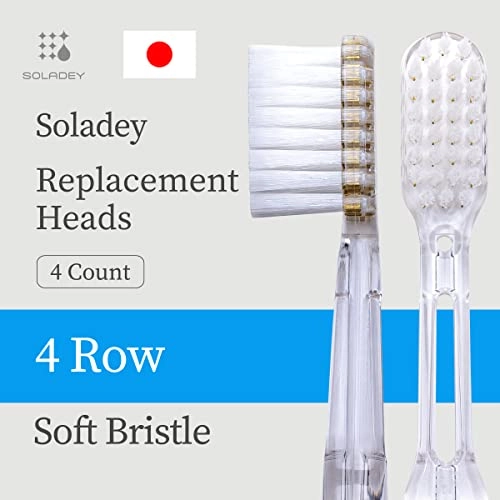 Ionic Toothbrush Replacement Brush Heads - 4 Count Soft