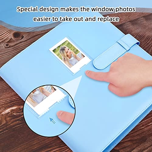 2x3" 640 Pockets Leather Photo Album