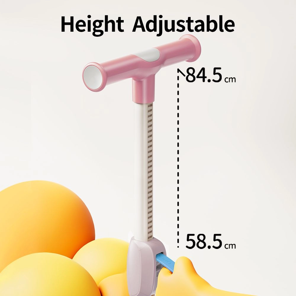 3-Wheel Kick Scooter – LED Foldable