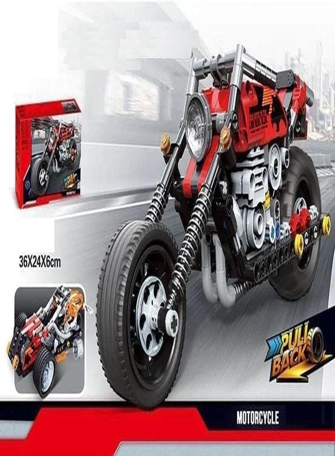 Architect Series Super Racer - Pull Back Go-Kart DIY Educational Construction Set Speedy Racer Edition