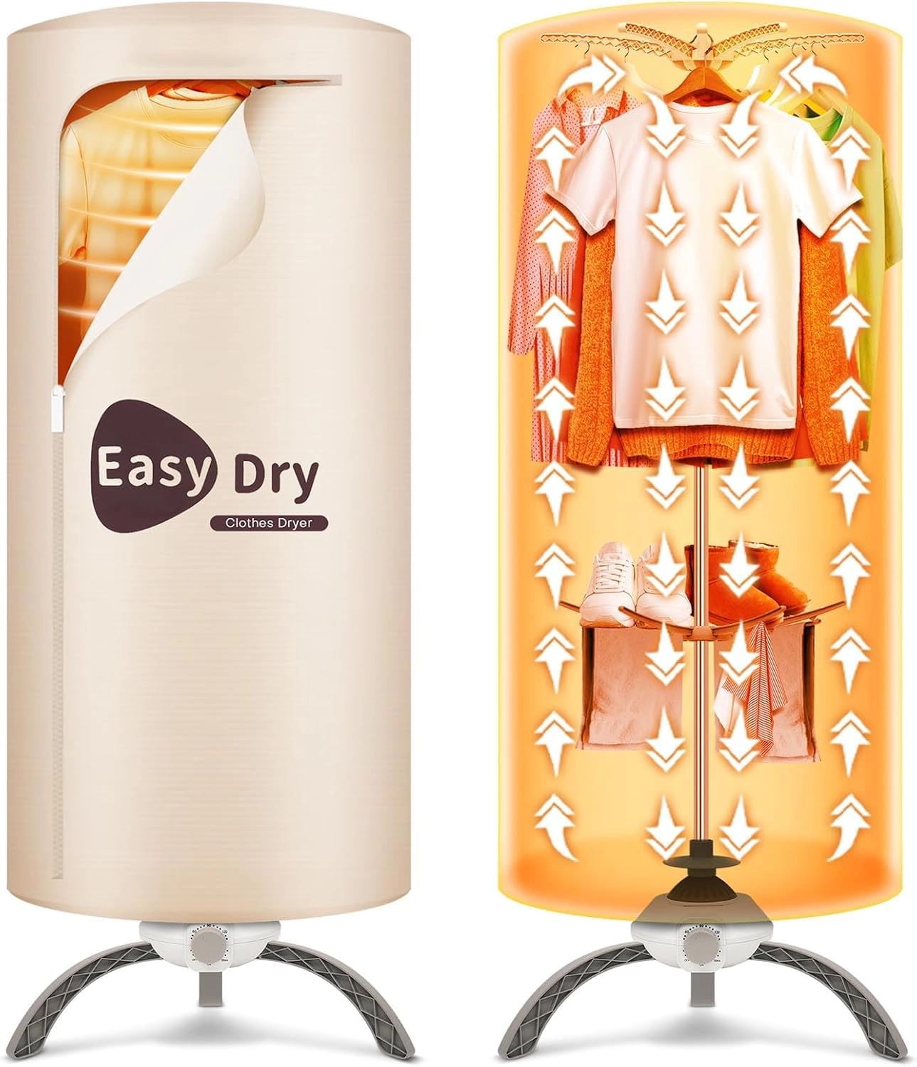 3Clock Portable Clothes Dryer - 900w