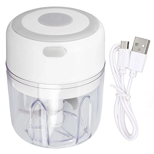 Mini Electric Garlic Chopper - 250ml USB Rechargeable