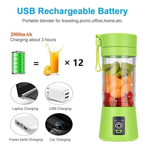 0721412003884 - Portable USB Rechargeable 6-Blade