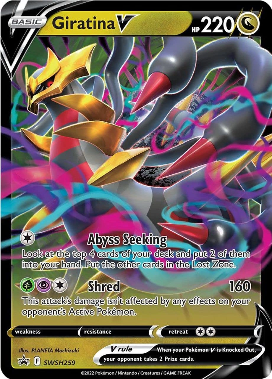 Pokémon Giratina V SWSH259 + Toploader