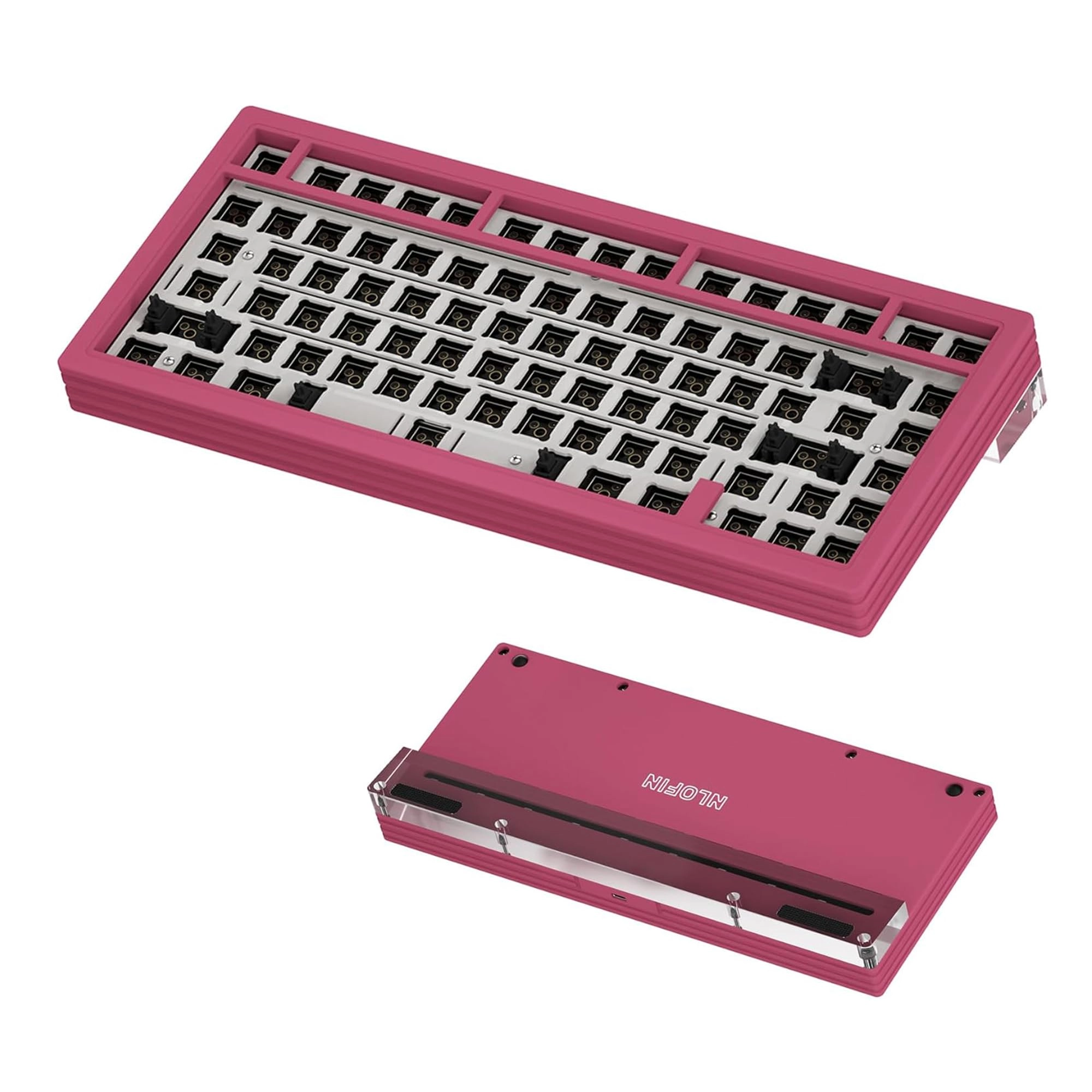 NLOFIN Barebones Keyboard - QWERTY USB-C