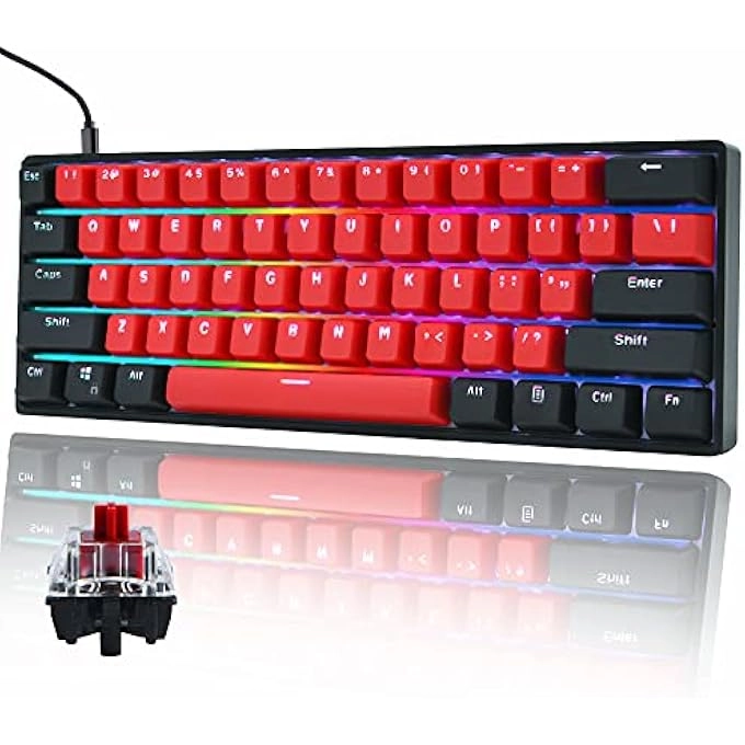 60% Gaming Keyboard - Wired