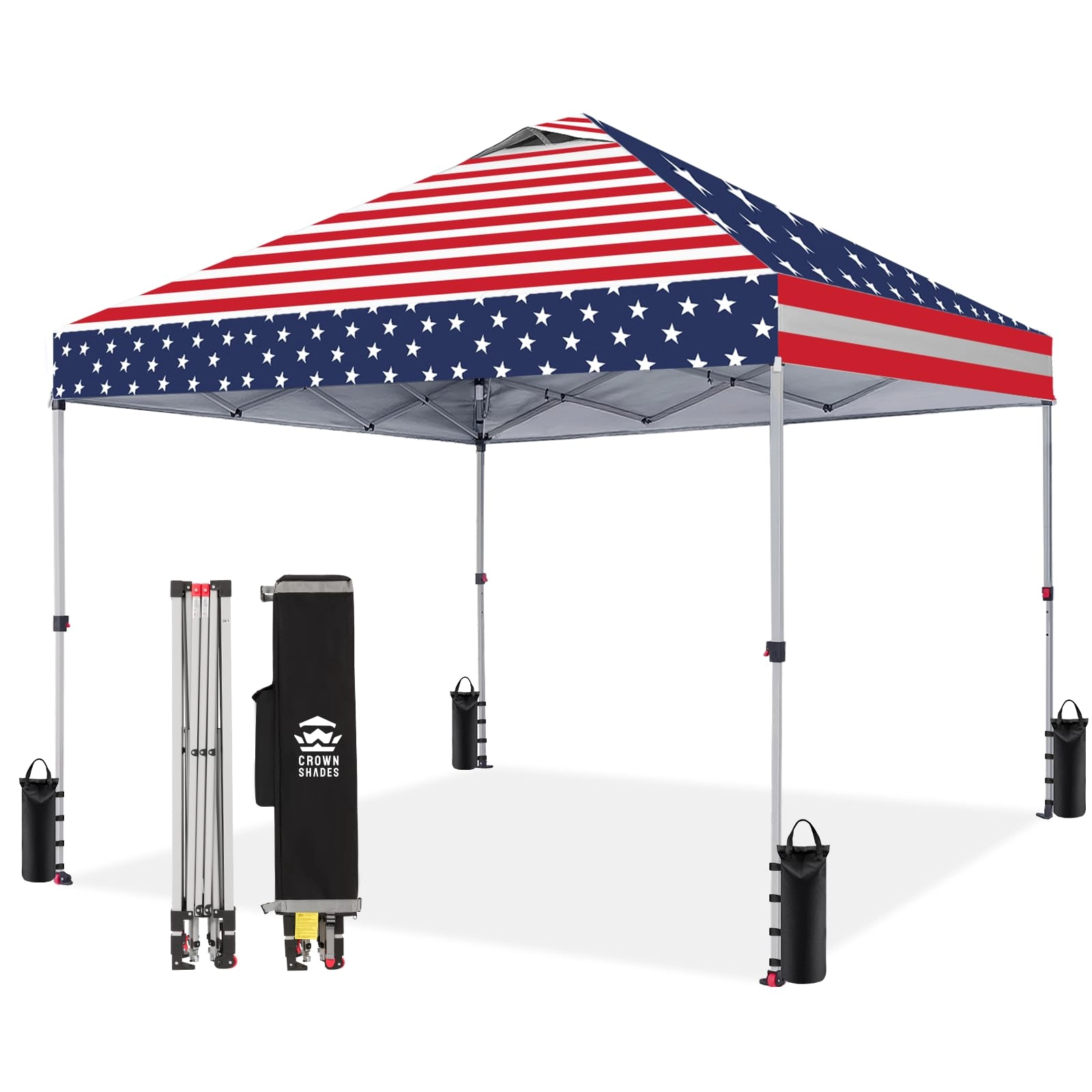 crown shades Pop Up Canopy - 100 Square Feet