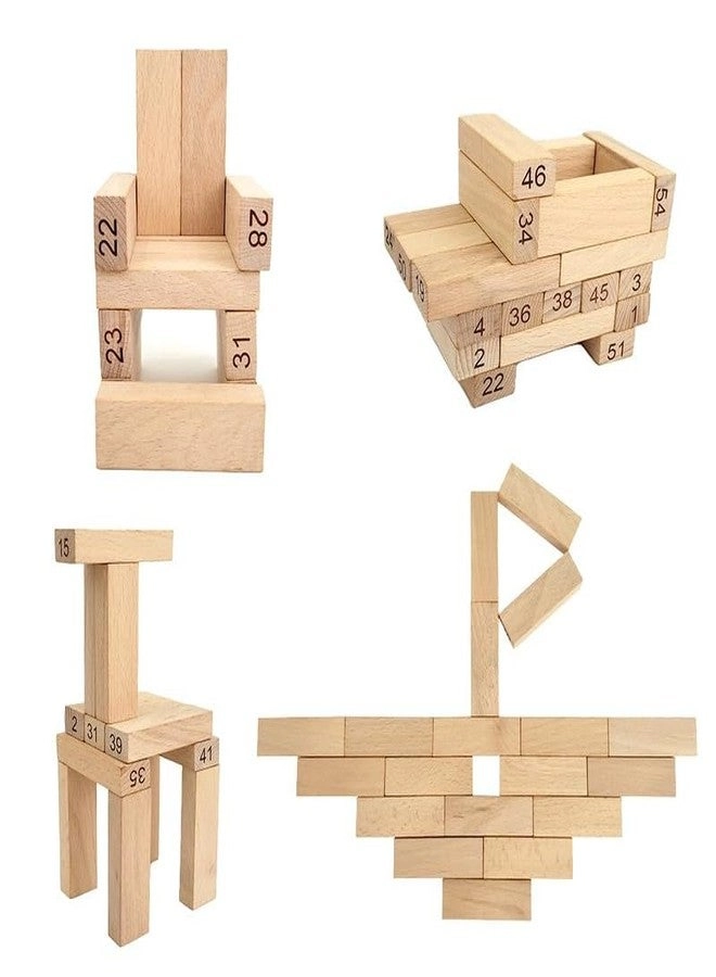 Tumble Tower - Wooden Multicolor