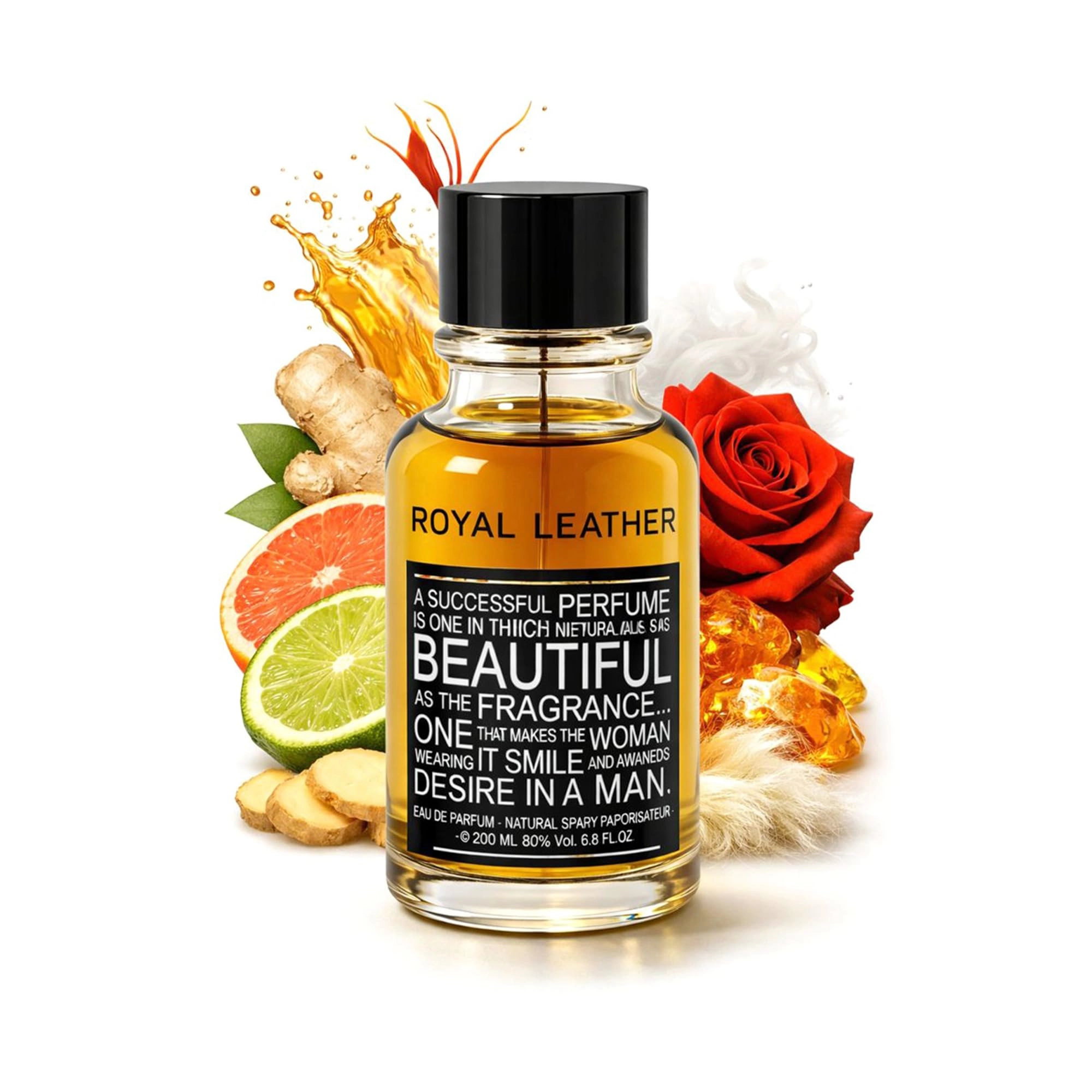 Linea De Bella Royal Leather Eau de Parfum 200ml