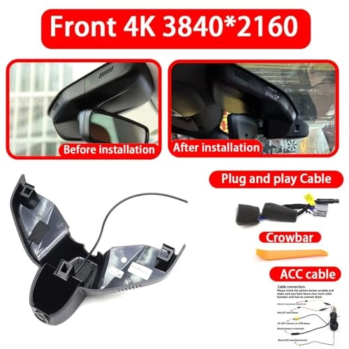 Dash Cam - 4K 2160P for Maserati Levante M161/2017-2024