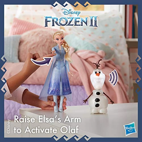 Elsa Fashion Doll + Olaf Figure