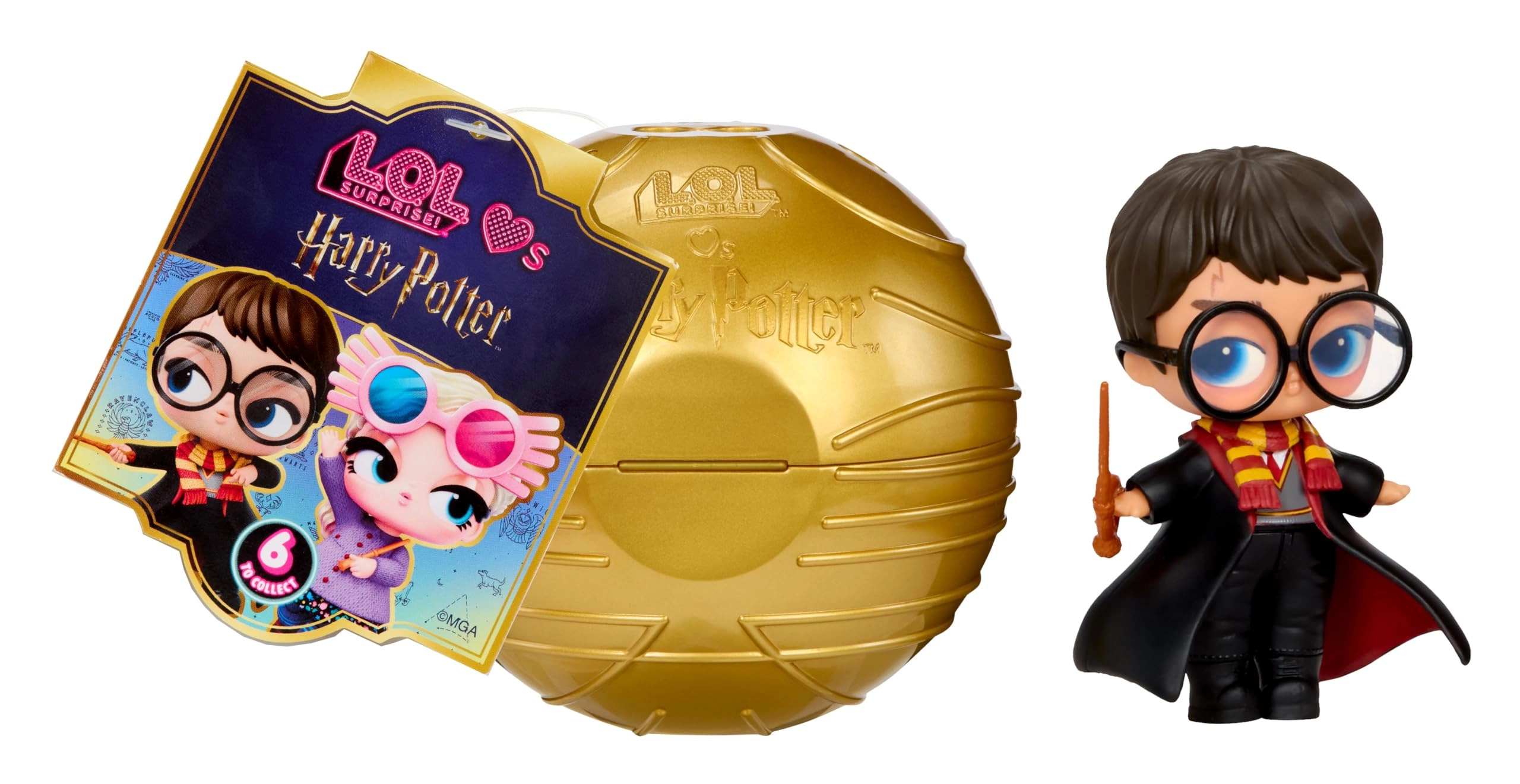 MGA Entertainment Loves Harry Potter Collectable Tots Golden Snitch Ball