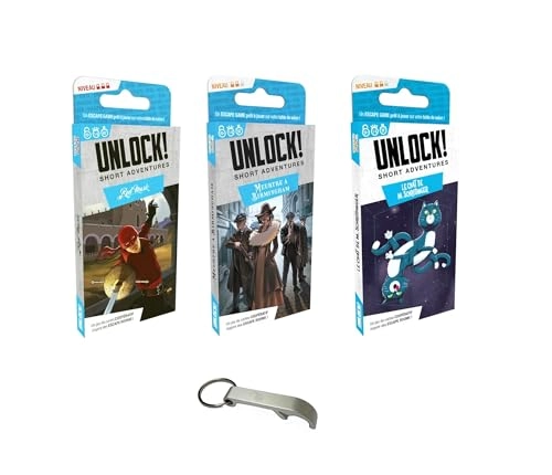 Red Mask - French + Murder in Birmingham + Le Chat De M. Schrödinger + Bottle Opener