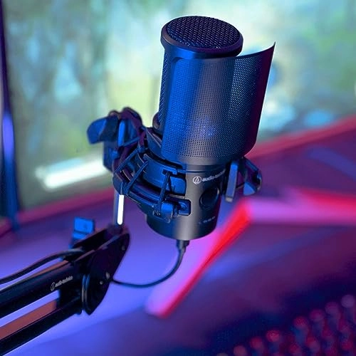 AT2020USB-X + HPC-A30-MK2 + Pop Filter USB Microphone Bundle