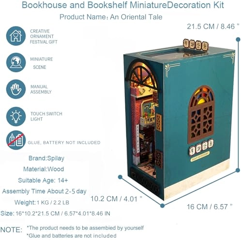 DIY Dollhouse Miniature Book Nook - Dream of Tang Dynasty