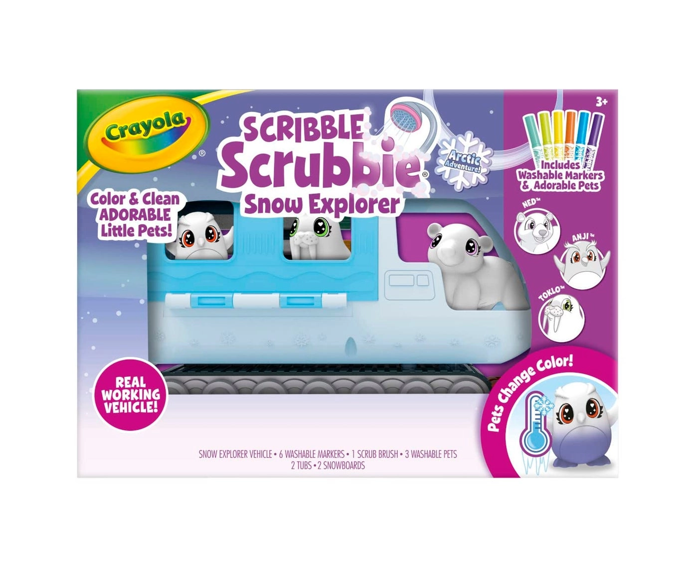 Scribble Scrubbie Pets Arctic Snow Explorer - 3+ years