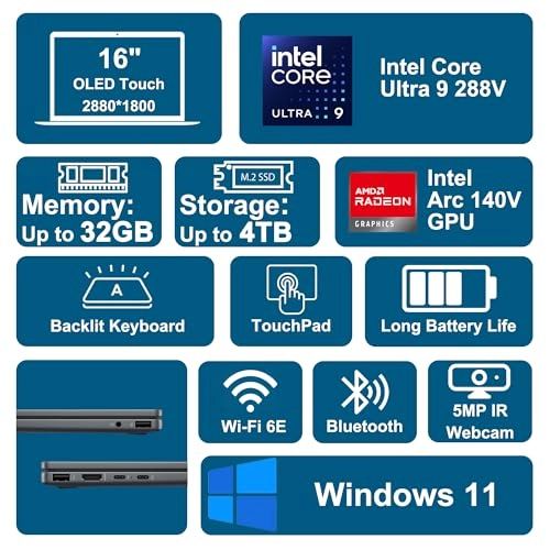 OmniBook X Flip 16 BZ0N2UA - 16'' Core Ultra 9 288V 32GB DDR5 2TB SSD