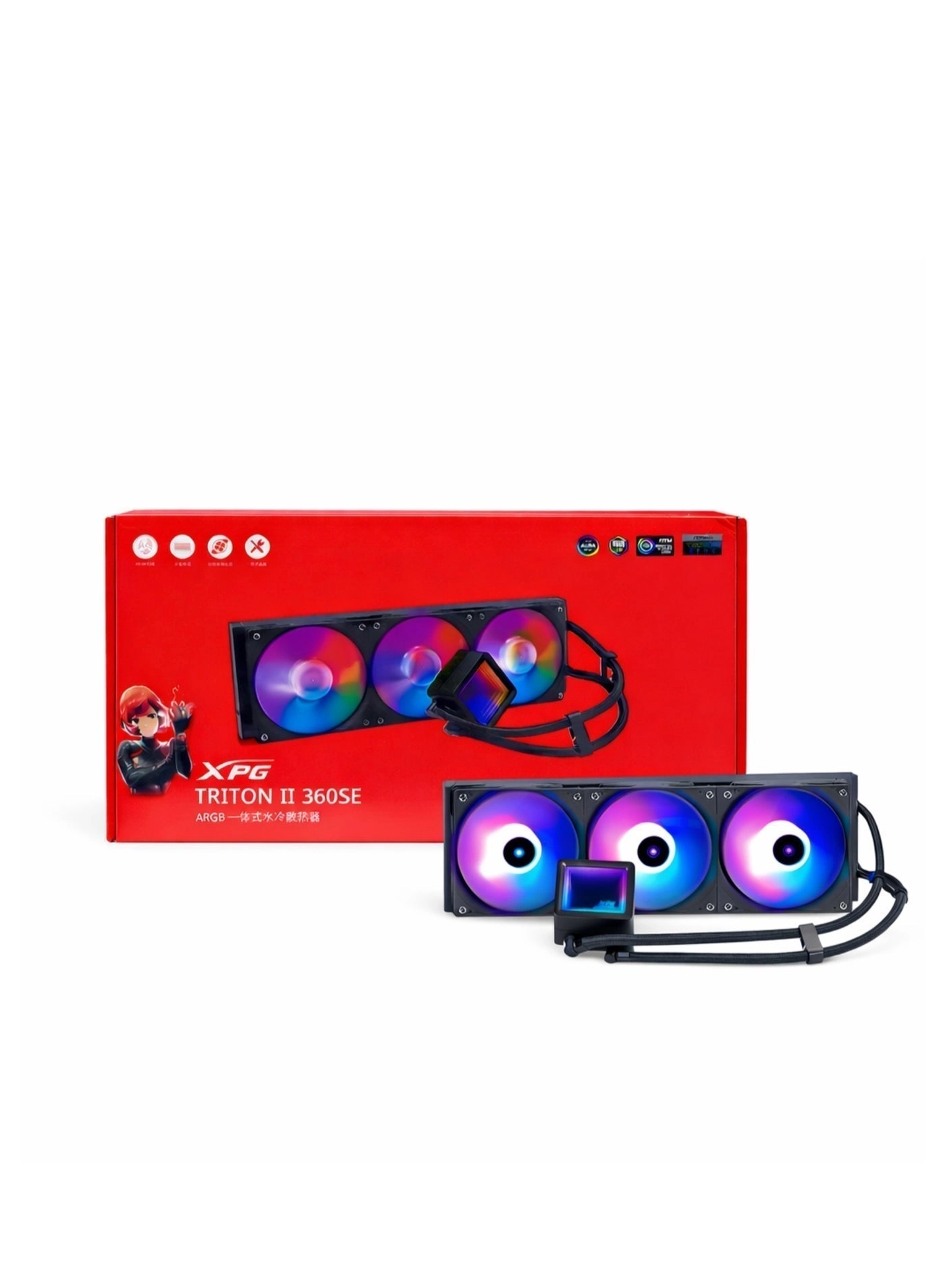 ADATA TRITON II - 3 fans 120mm