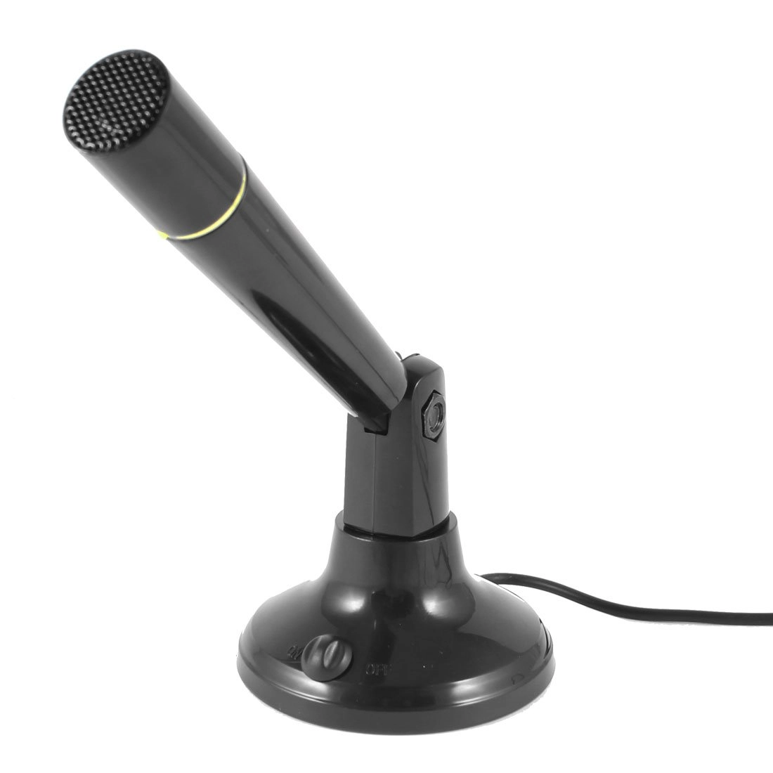 3.5mm Stereo Studio Speech Microphone Mic Stand Mount - Black Small