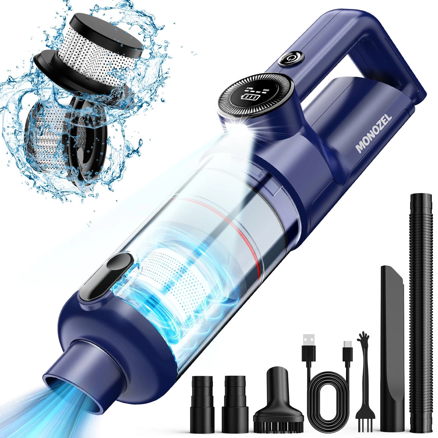 Handheld Vacuum - Cordless 15kPa Brushless Motor