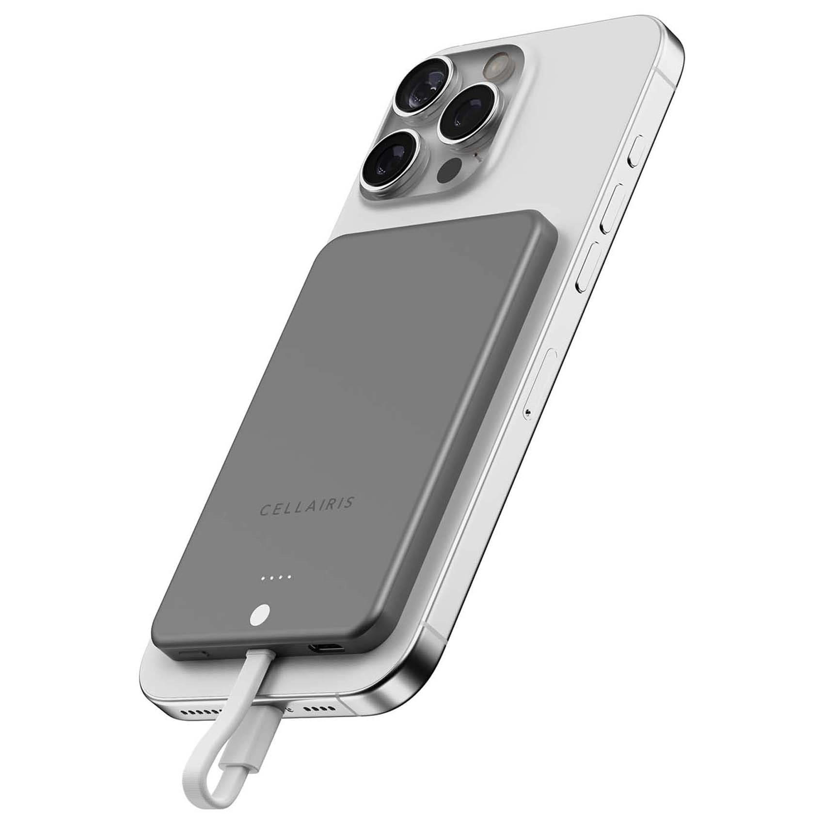 Slim Magnetic Power Bank - 5,000 mAh 15W