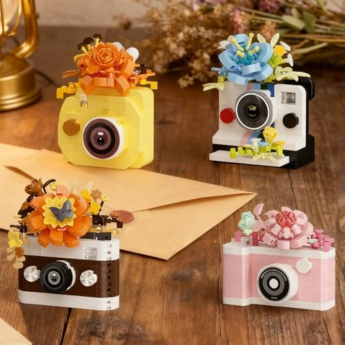 Mini Building Blocks - Floral Camera