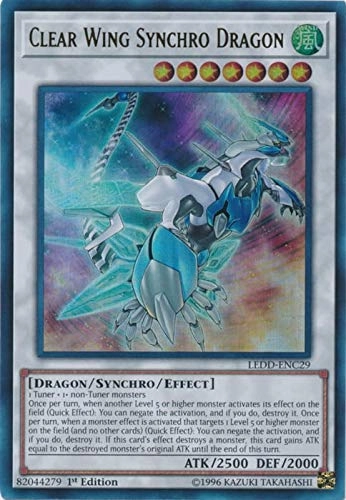 Yu-Gi-Oh! Clear Wing Synchro Dragon LEDD-ENC29