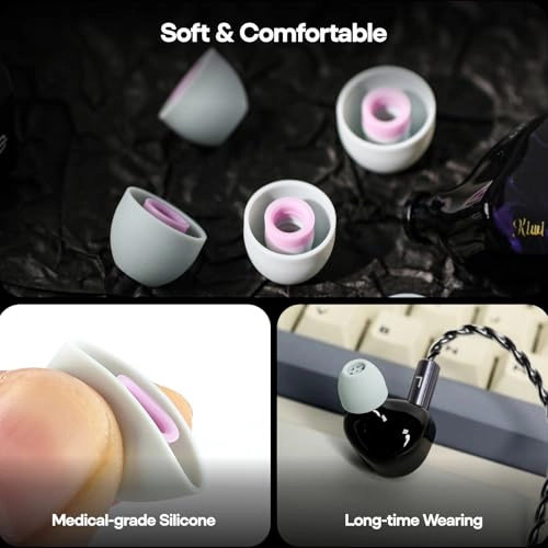 Kiwi Ears Flex Earbud Tips - 3 Pairs S/M/L