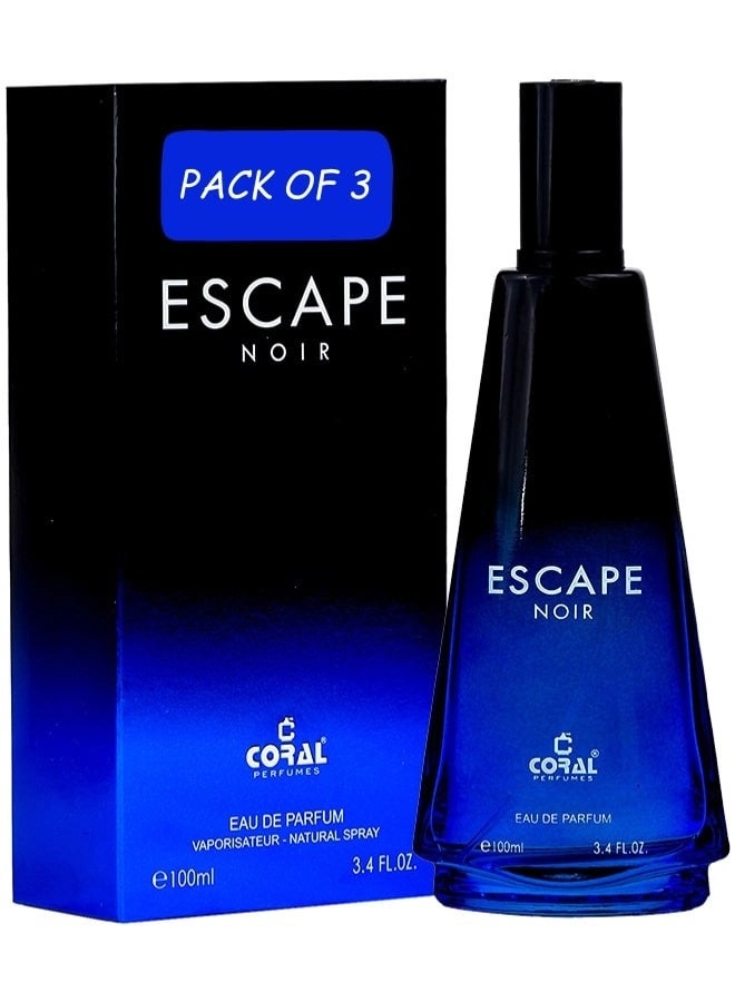 Escape Noir Eau de Parfum 100ml Pack