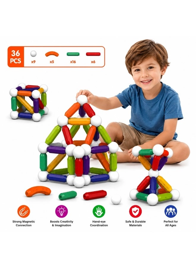 O2 Magnetic Assembly Building Set - 36 pcs