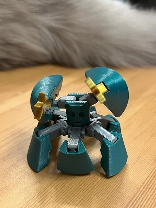 3d cubes Transforming Shell Robot - Squid Game Guards