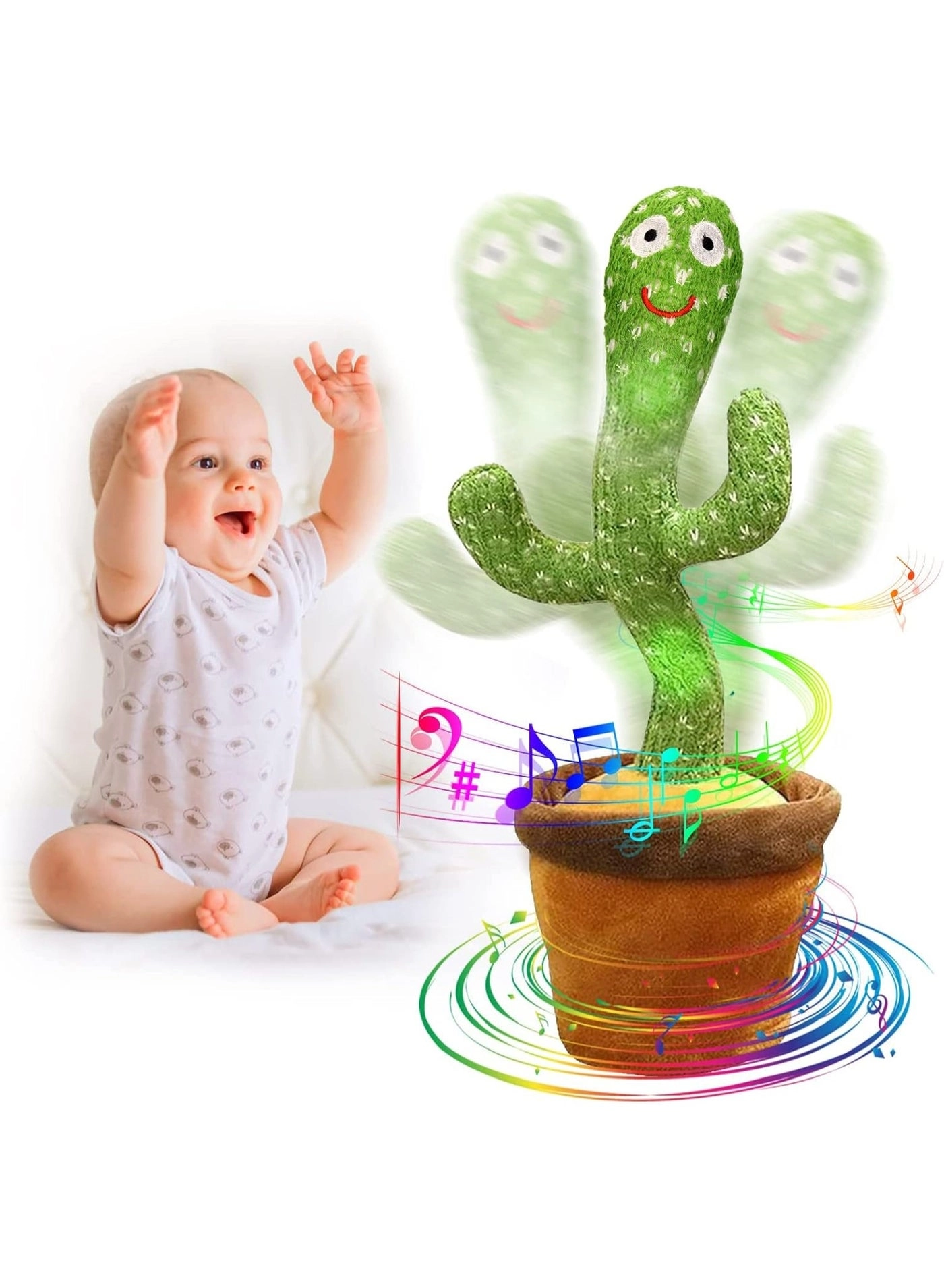 Talking Dancing Cactus Musical Toy