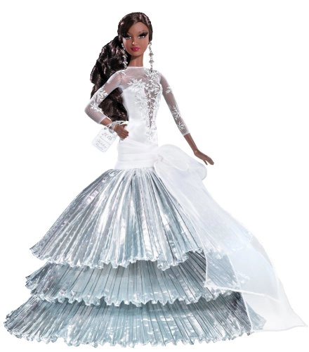 Barbie Collector Holiday Doll - 2008 Silver White Ages 6+