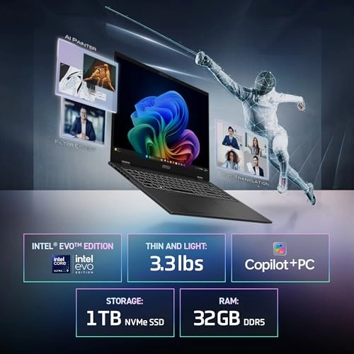 Prestige 16 AI+ Evo PRE16EVOB2059 - 16'' Core Ultra 7 16GB DDR5 1TB SSD