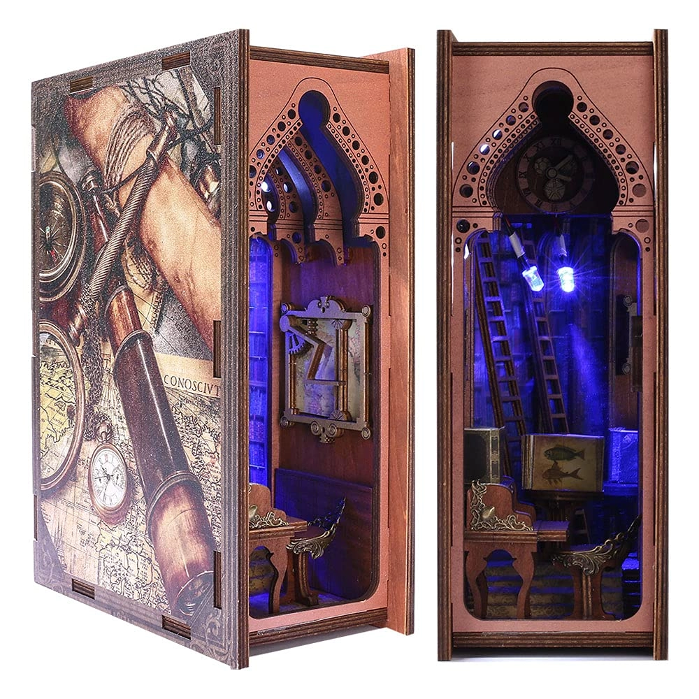 CuteBee 3D Wooden Puzzle DIY Dollhouse Booknook - Fantasy