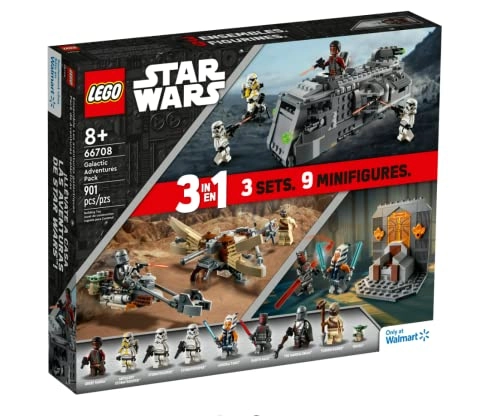 Star Wars Galactic Adventures (66708) - 3-in-1 Building Toy Gift Set