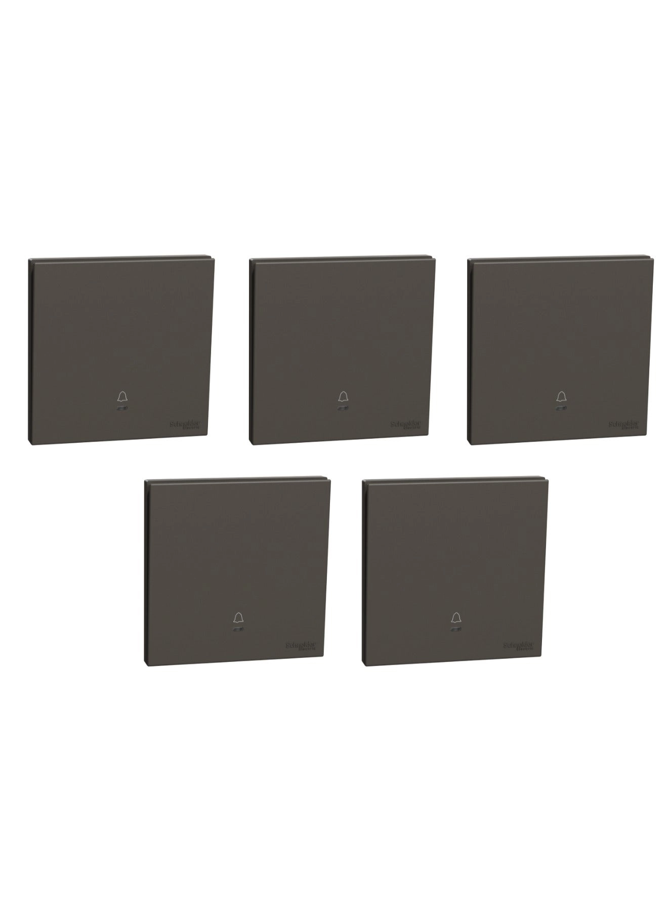 Schneider Electric AvatarOn C 10A 1-Gang Bell Push - 5 pcs